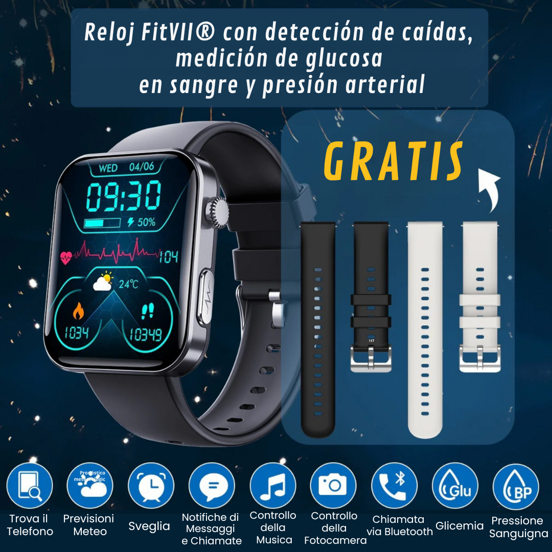 Medidor multifunción de glucemia + Reloj Monitor – COMPRA 1 Y RECIBE OTRO GRATIS ✅