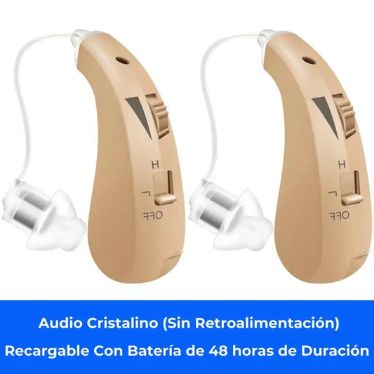 ClarityPro - Audífonos recargables (Oferta especial - ¡COMPRA 1 Y RECIBE OTRO GRATIS!) ✅