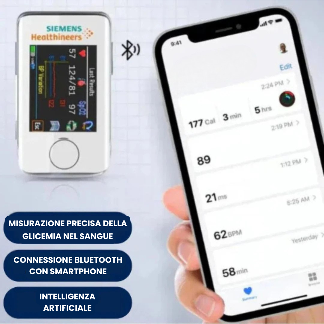Medidor de glucosa multifunción + Reloj monitor - COMPRA 1 Y RECIBE OTRO GRATIS