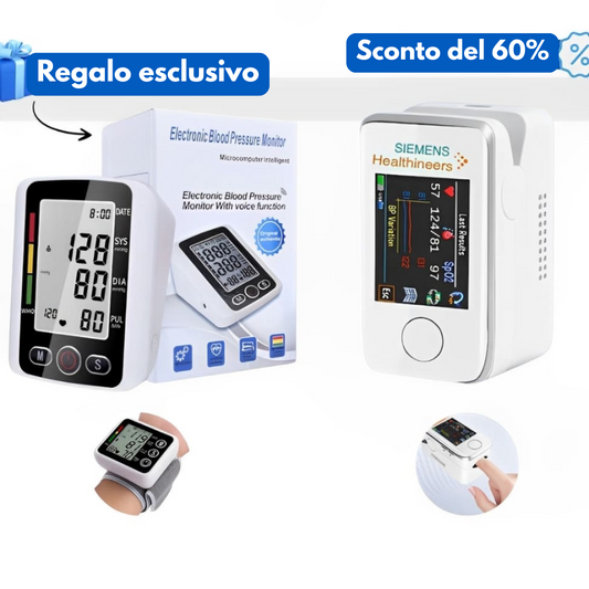 Medidor Doble Función: Presión Arterial y Bienestar Metabólico