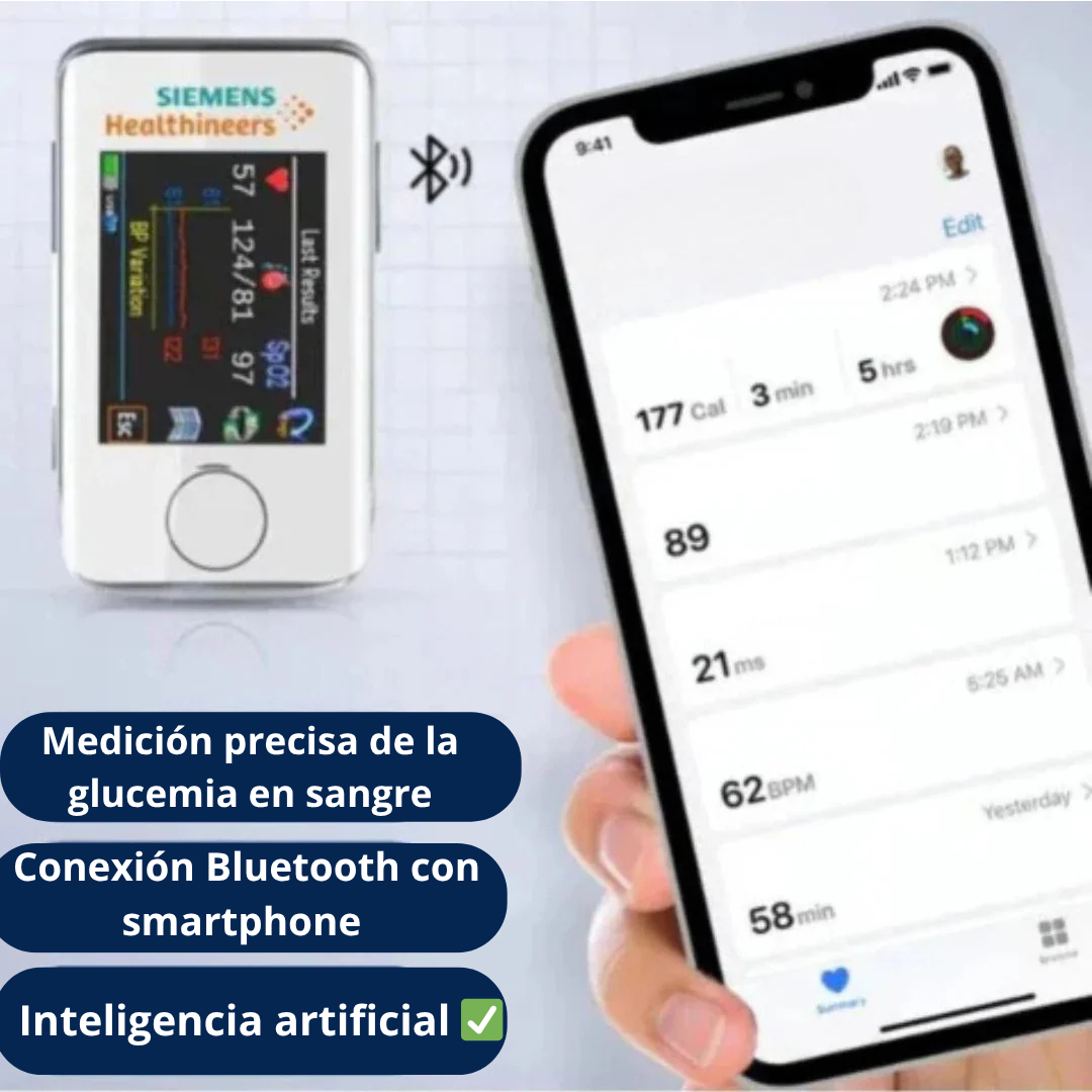 Medidor multifunción de glucemia + Reloj Monitor – COMPRA 1 Y RECIBE OTRO GRATIS ✅