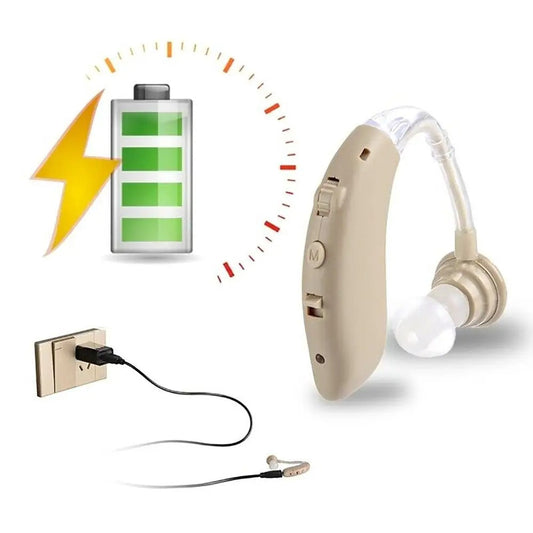 Audífono digital Siemens con Bluetooth y amplificador de audición, recargable ✅